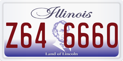 IL license plate Z646660
