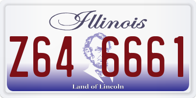 IL license plate Z646661