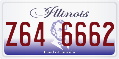 IL license plate Z646662