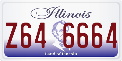 IL license plate Z646664