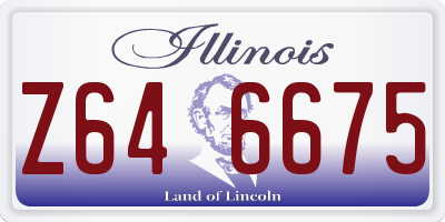 IL license plate Z646675