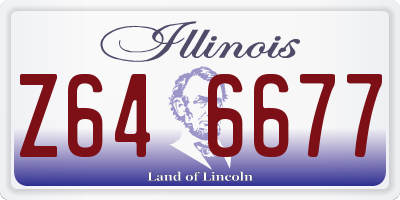 IL license plate Z646677