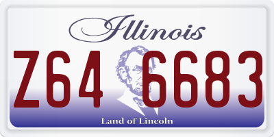 IL license plate Z646683