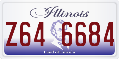 IL license plate Z646684