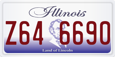IL license plate Z646690