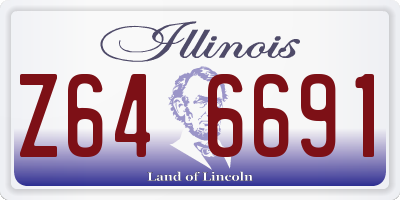 IL license plate Z646691