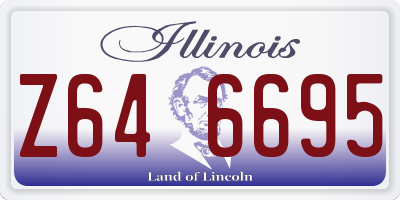 IL license plate Z646695