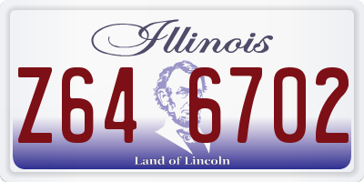 IL license plate Z646702