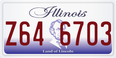 IL license plate Z646703