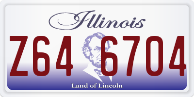 IL license plate Z646704