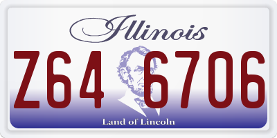 IL license plate Z646706