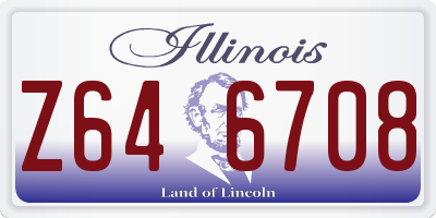IL license plate Z646708