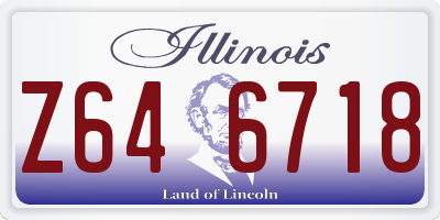 IL license plate Z646718