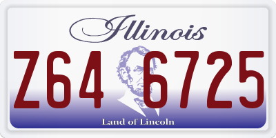 IL license plate Z646725