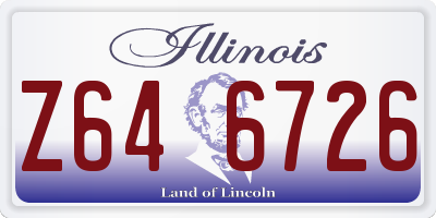 IL license plate Z646726