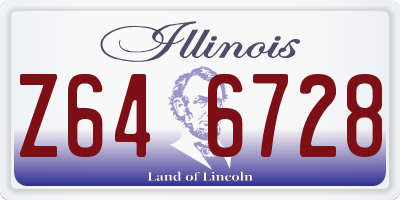 IL license plate Z646728