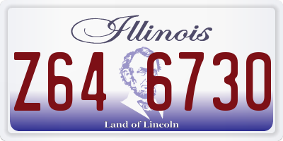 IL license plate Z646730