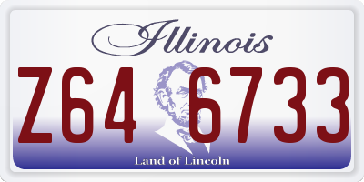 IL license plate Z646733