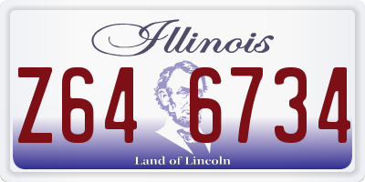 IL license plate Z646734