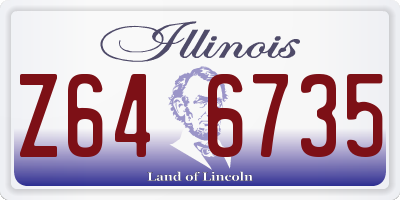 IL license plate Z646735