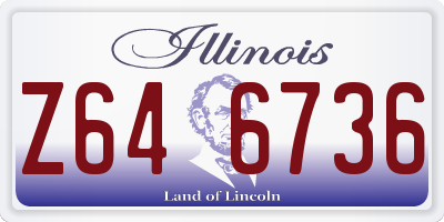IL license plate Z646736