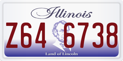 IL license plate Z646738