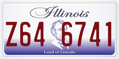 IL license plate Z646741