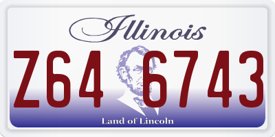IL license plate Z646743
