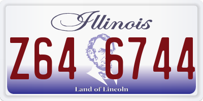 IL license plate Z646744