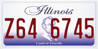 IL license plate Z646745
