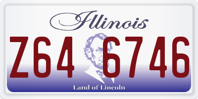 IL license plate Z646746