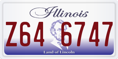 IL license plate Z646747