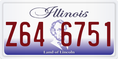 IL license plate Z646751