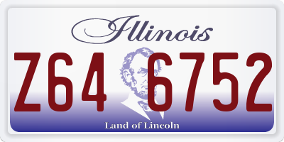IL license plate Z646752