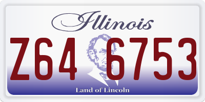 IL license plate Z646753