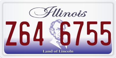 IL license plate Z646755