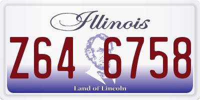 IL license plate Z646758