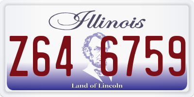 IL license plate Z646759