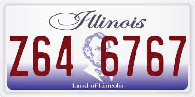 IL license plate Z646767