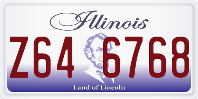 IL license plate Z646768