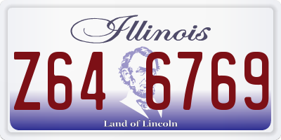 IL license plate Z646769