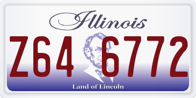 IL license plate Z646772