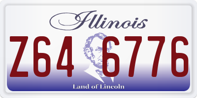 IL license plate Z646776