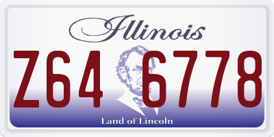 IL license plate Z646778