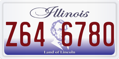 IL license plate Z646780