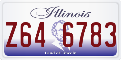 IL license plate Z646783