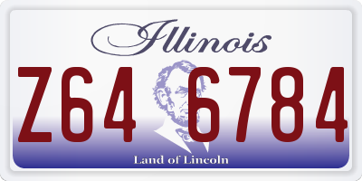 IL license plate Z646784