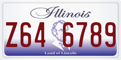 IL license plate Z646789