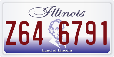 IL license plate Z646791
