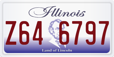 IL license plate Z646797